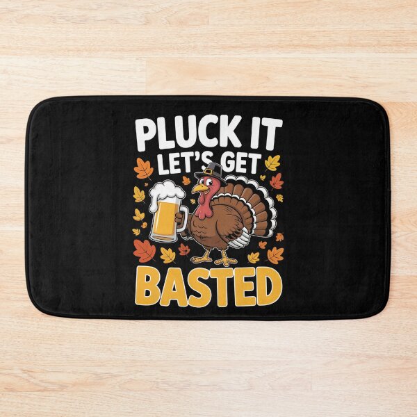 Item preview, Tipsy Thanksgiving Turkey – Funny Fall Design designed and sold by SoftStyleStudio ⭐⭐⭐.