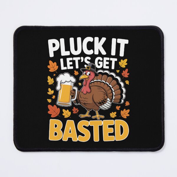 Item preview, Tipsy Thanksgiving Turkey – Funny Fall Design designed and sold by SoftStyleStudio ⭐⭐⭐.