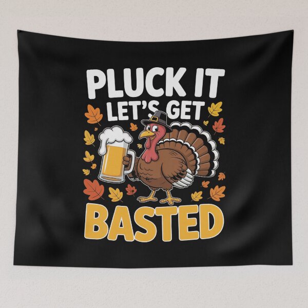 Item preview, Tipsy Thanksgiving Turkey – Funny Fall Design designed and sold by SoftStyleStudio ⭐⭐⭐.