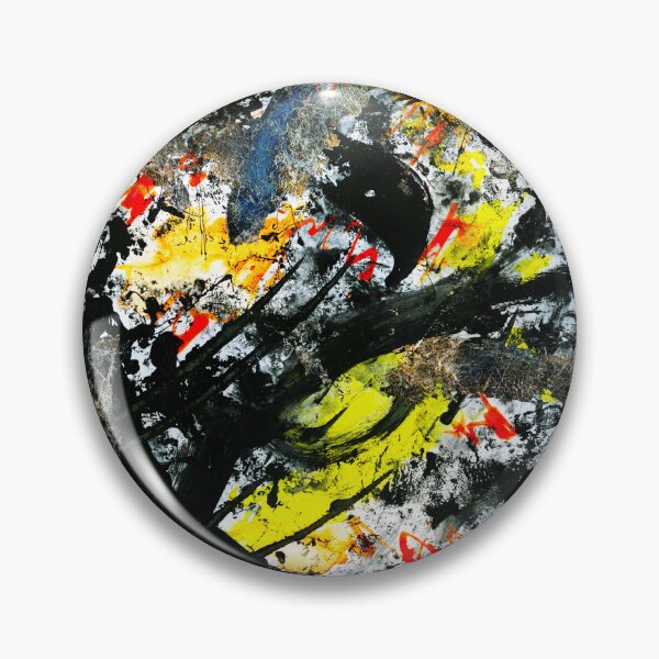 Item preview, Abstract In Black, Yellow, Orange and Silver designed and sold by LymphomaLass.