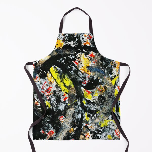 Item preview, Abstract In Black, Yellow, Orange and Silver designed and sold by LymphomaLass.