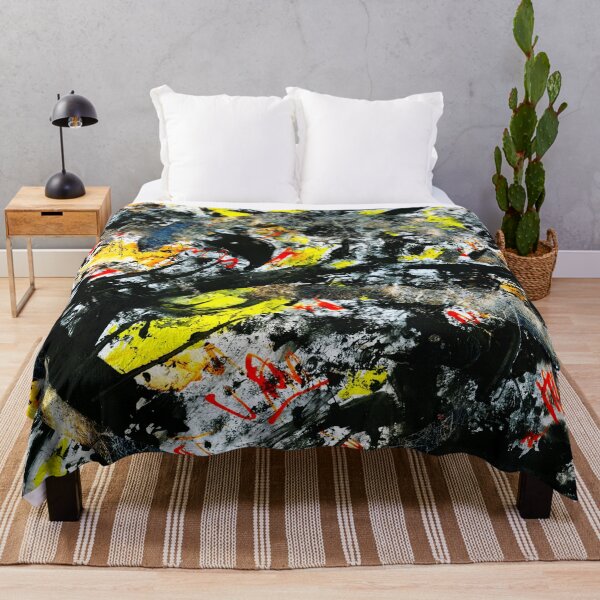Item preview, Abstract In Black, Yellow, Orange and Silver designed and sold by LymphomaLass.
