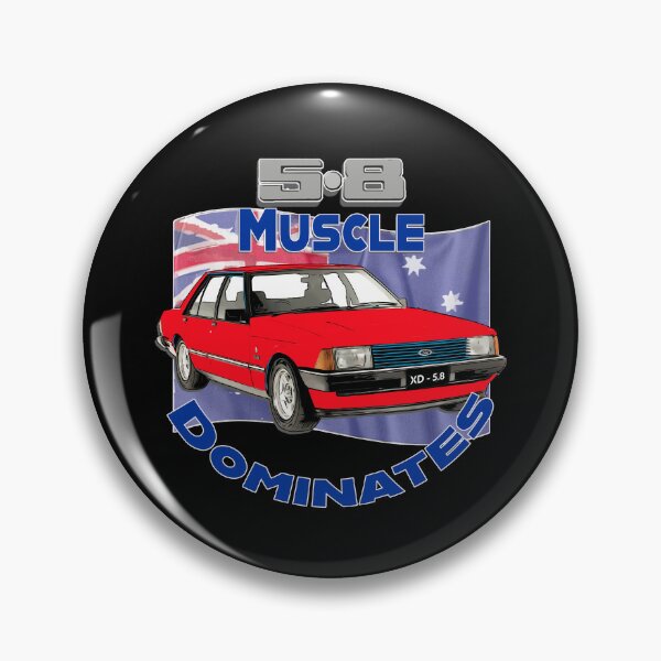 Item preview, 5.8 XD Muscle Dominates – Classic Aussie Car Art designed and sold by Michael van der Hoorn.