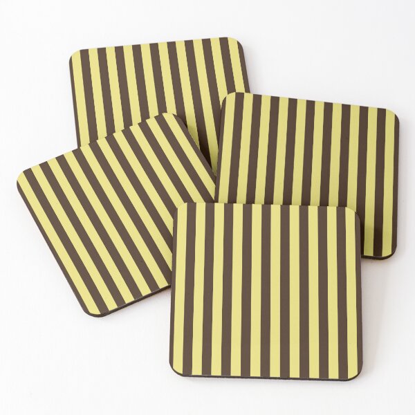 Item preview, Brown & Yellow Stripes designed and sold by Squiddy Designs.