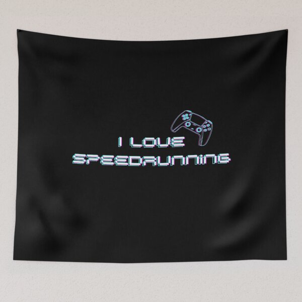 Item preview, Neon Controller “I Love Speedrunning” Gamer Design designed and sold by PHRASEandSTYLE.
