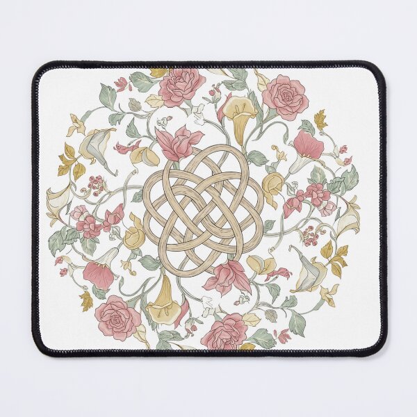 Item preview, Pastel Floral Celtic Knot Circle designed and sold by Krfto.