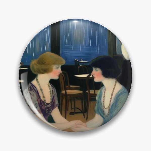 Item preview, Night hawk style, late night cafe, Paris, romantic  designed and sold by Grimtruths.