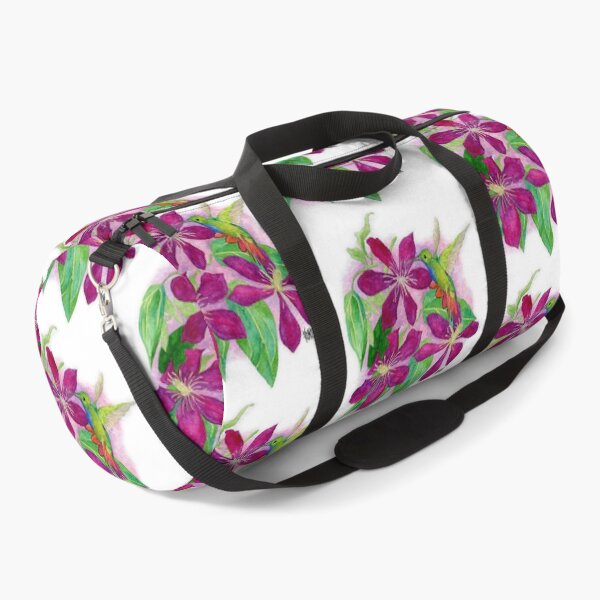 Item preview, Green Breasted Mango Humminbird ith Clematis designed and sold by Jesus Vichareli.