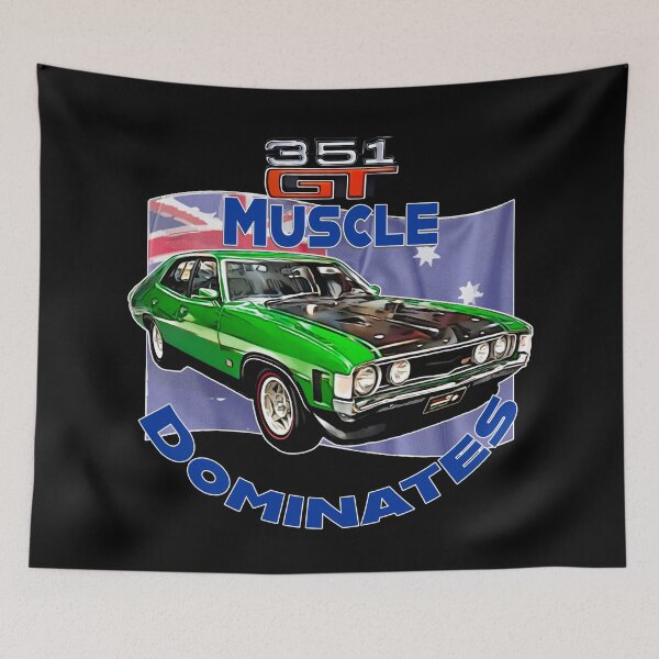 Item preview, 351 GT Aussie Muscle Dominates – Classic Car Art designed and sold by Michael van der Hoorn.