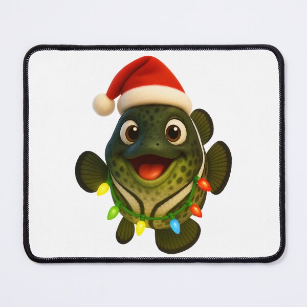 Item preview, Christmas Black Crappie designed and sold by Sillytoe.