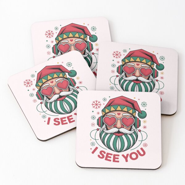 Item preview, “I SEE YOU” Cool Santa design designed and sold by Say It All.