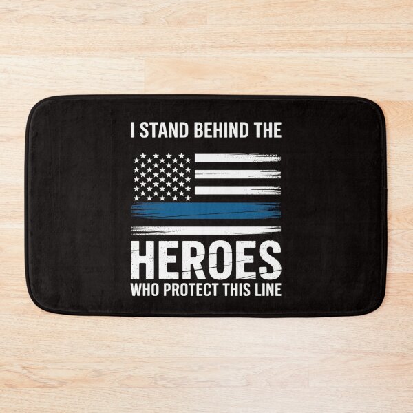 Item preview, Thin Blue Line American Flag Police Support Blu Lives Matter designed and sold by ControlCenter.