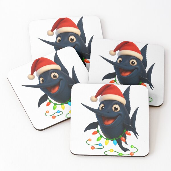 Item preview, Christmas Black Marlin designed and sold by Sillytoe.