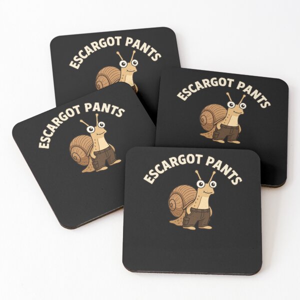Item preview, Escargot Pants Snail Pun designed and sold by elderberry.