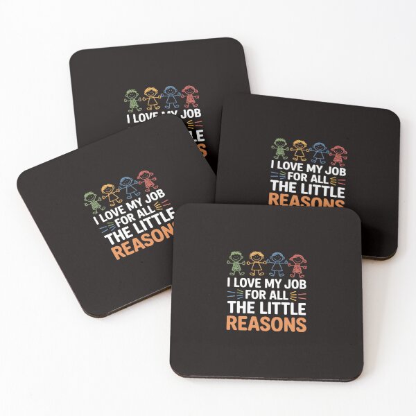 Item preview, Teachers I Love My Job For All The Little Reasons Teacher designed and sold by ControlCenter.