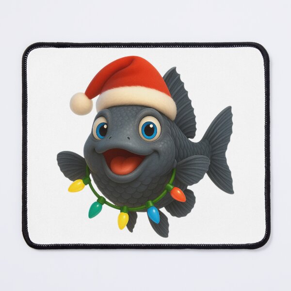 Item preview, Christmas Blue Eyed Pleco Fish designed and sold by Sillytoe.