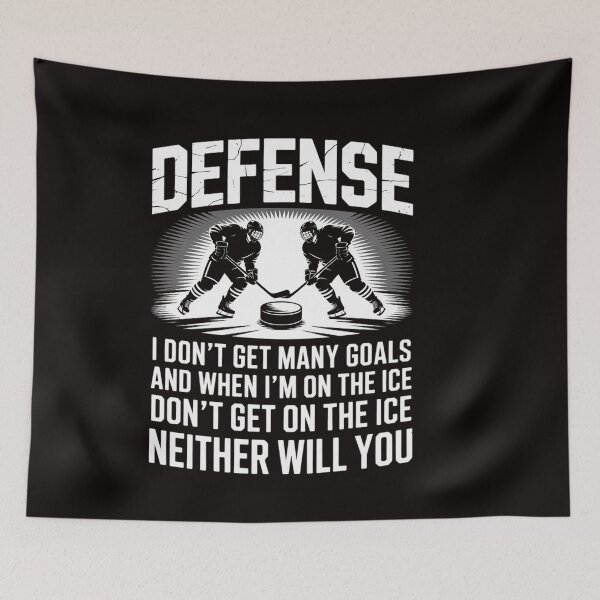 Item preview, Ice Hockey Player Goalie Defense I Don't Get Many Goals designed and sold by ControlCenter.