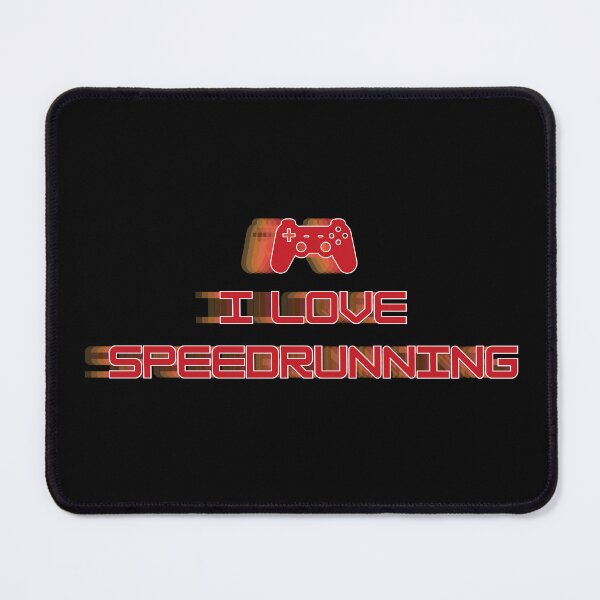Item preview, Red Controller “I Love Speedrunning” Fast Distortion Gaming Design designed and sold by PHRASEandSTYLE.