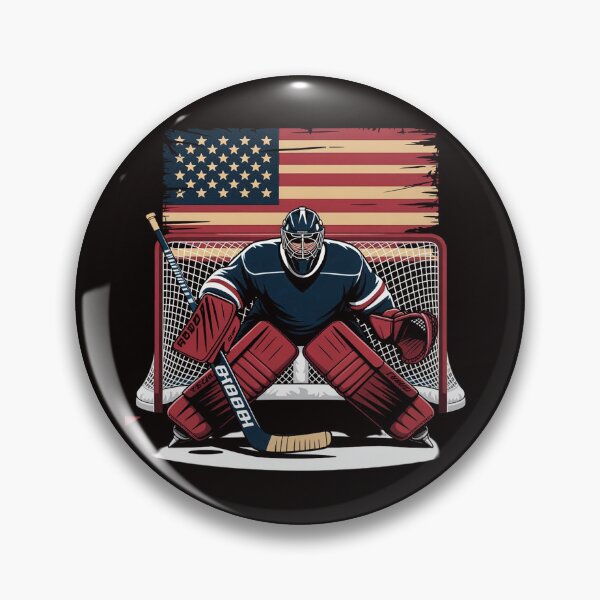Item preview, Ice Hockey Goalie USA Flag Gift For Goalie designed and sold by ControlCenter.