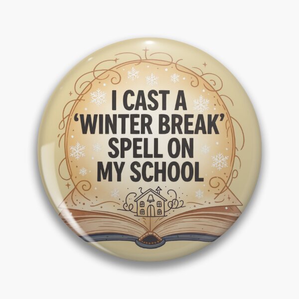 Item preview, I Cast a "Winter Break" Spell on My School – Funny Christmas Shirt designed and sold by GrzeGorzoG.