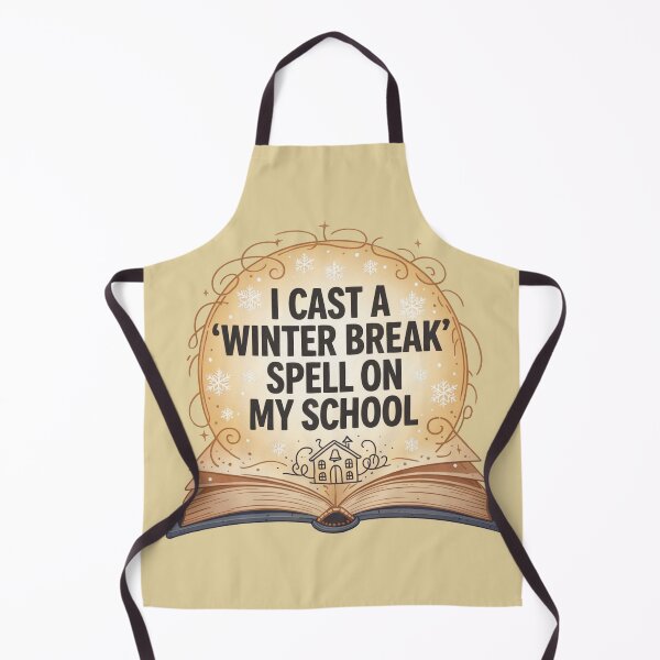 Item preview, I Cast a "Winter Break" Spell on My School – Funny Christmas Shirt designed and sold by GrzeGorzoG.