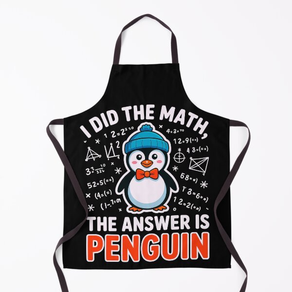 Item preview, Cute Penguin Math Joke Design designed and sold by designleon19.