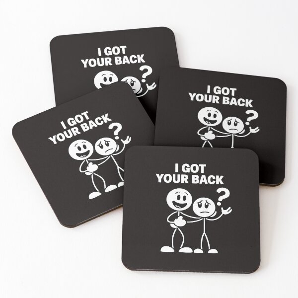 Item preview, I Got Your Back Stick Figure designed and sold by RatCurry.