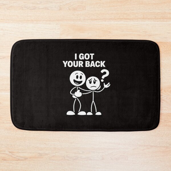 Item preview, I Got Your Back Stick Figure designed and sold by RatCurry.