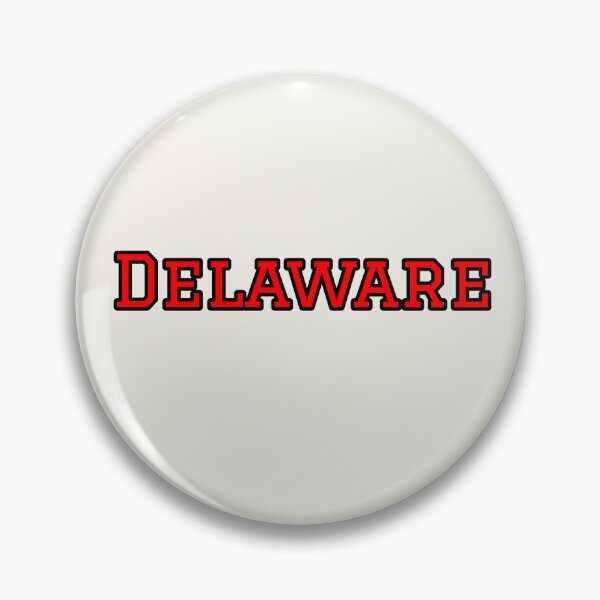 Artikelvorschau, Delaware-Typografie – Design mit Stolz auf den ersten Bundesstaat entworfen und verkauft von Long Family Gifts.