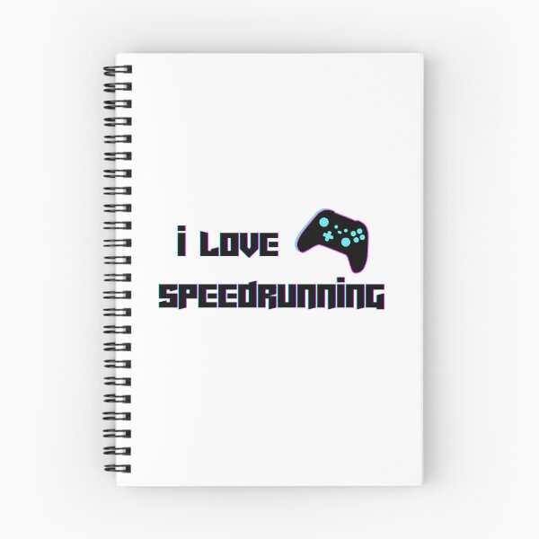 Item preview, Neon Pink-Blue Controller “I Love Speedrunning” Gaming Graphic designed and sold by PHRASEandSTYLE.