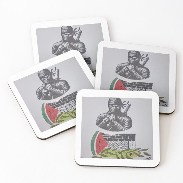 Item preview, Palestine Art Symbol | Olive Branch, Watermelon & Palestinian Keffiyeh Design designed and sold by Eman4design.