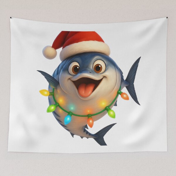 Item preview, Christmas Bonito Fish designed and sold by Sillytoe.