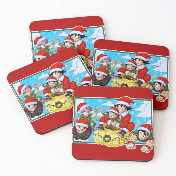 Item preview, Anime Christmas Squad – Festive Cloud Ride Holiday Art designed and sold by Artistic canvas store.