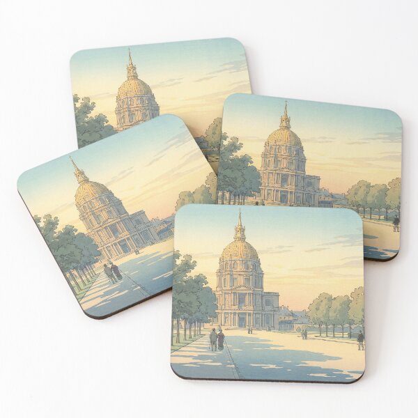 Item preview, Les Invalides of Paris Japanese Woodblock Print designed and sold by Takeda-art.