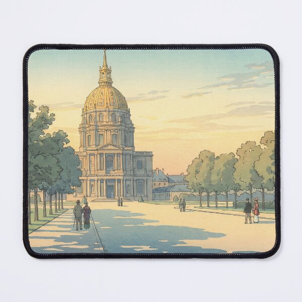 Item preview, Les Invalides of Paris Japanese Woodblock Print designed and sold by Takeda-art.