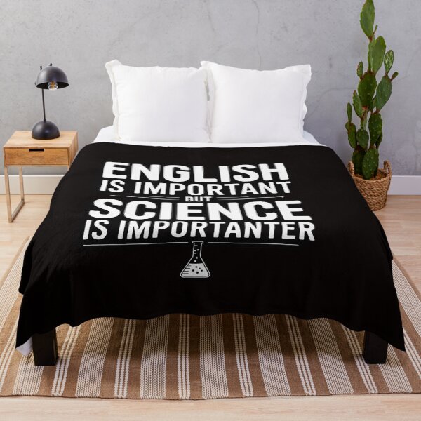 Item preview, English Is Important But Science Is Importanter designed and sold by RatCurry.