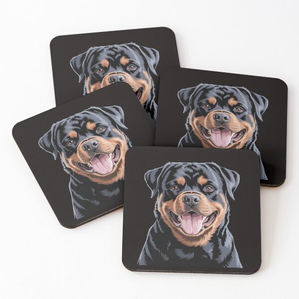 Item preview, Face Portrait Watercolor Painting Rott Cool Dog Rottweiler designed and sold by RatCurry.