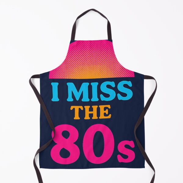 Item preview, I Miss The 80s – Neon Halftone Retro designed and sold by SteadyRolling.