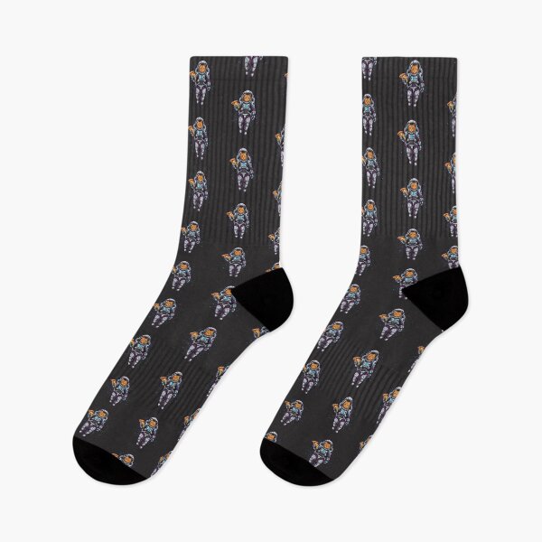 Item preview, Cool Floating Astronaut Cat & Pizza – Retro Synthwave Space designed and sold by LIGHT-CANVAS.
