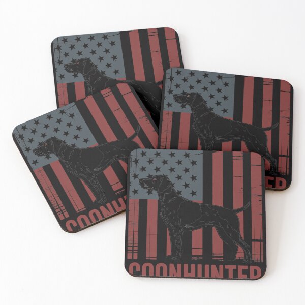 Item preview, Distressed USA Flag for Coon Hunters designed and sold by OlafLica.