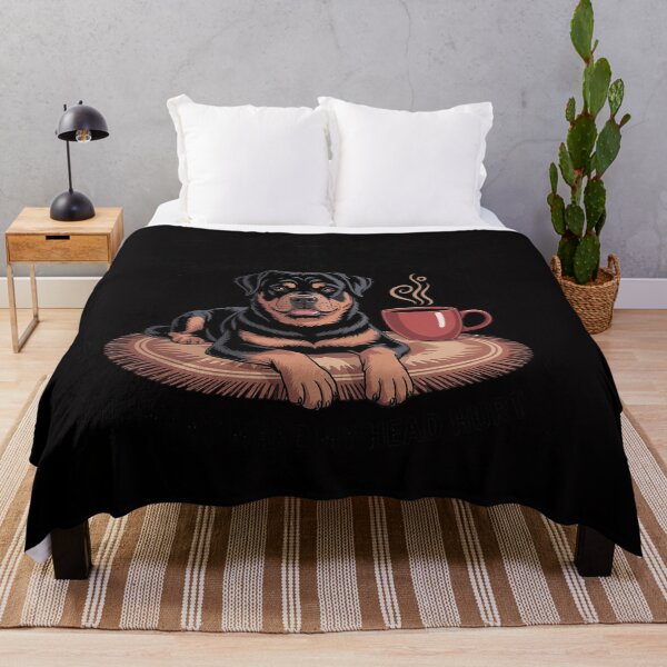 Item preview, Coffee And Rottweiler Make me Happy Humans Make My Head Hurt designed and sold by OlafLica.