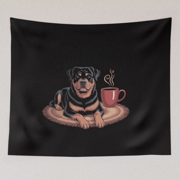Item preview, Coffee And Rottweiler Make me Happy Humans Make My Head Hurt designed and sold by OlafLica.