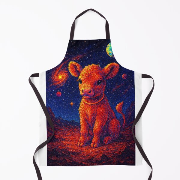 Item preview, Cosmic Baby Cow – Trippy Galaxy Art designed and sold by Expl0rer.