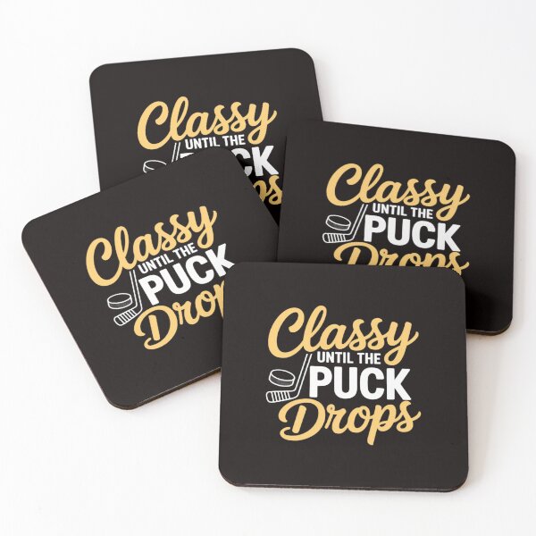 Item preview, Classy Until The Puck Drops Hockey Stick Sport Lover designed and sold by LapFemile.