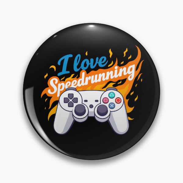 Item preview, I Love Speedrunning Flame Gamer Controller Graphic designed and sold by PHRASEandSTYLE.