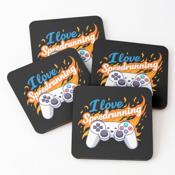 Item preview, I Love Speedrunning Flame Gamer Controller Graphic designed and sold by PHRASEandSTYLE.