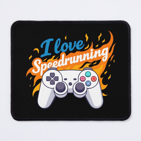 Item preview, I Love Speedrunning Flame Gamer Controller Graphic designed and sold by PHRASEandSTYLE.