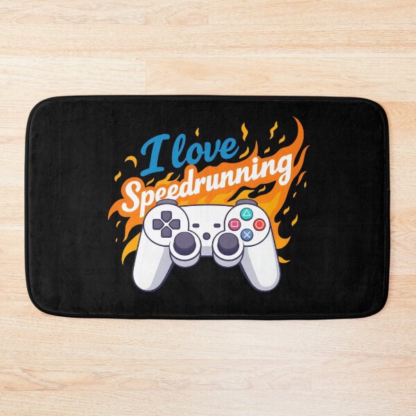 Item preview, I Love Speedrunning Flame Gamer Controller Graphic designed and sold by PHRASEandSTYLE.