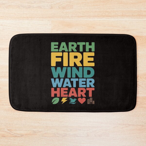 Item preview, Captain Planet Earth Day Earth Wind Fire Water Heart Symbols designed and sold by LapFemile.