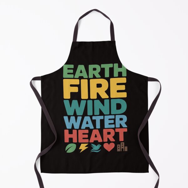 Item preview, Captain Planet Earth Day Earth Wind Fire Water Heart Symbols designed and sold by LapFemile.